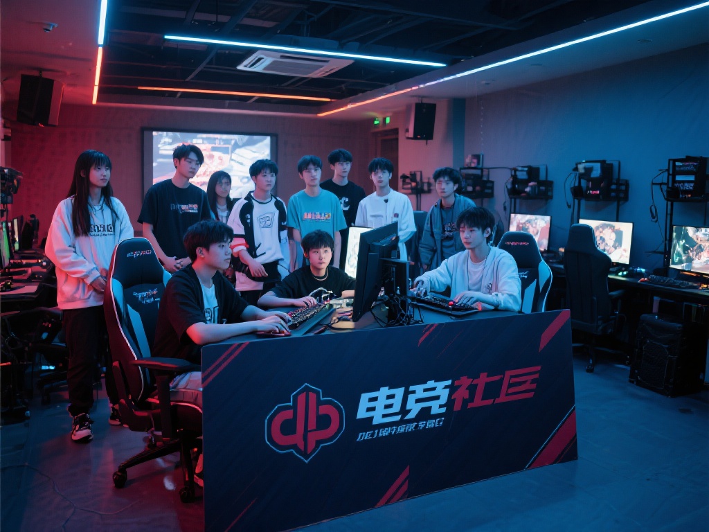 电竞作为现代社会的新兴产业，吸引了大量的年轻群体加