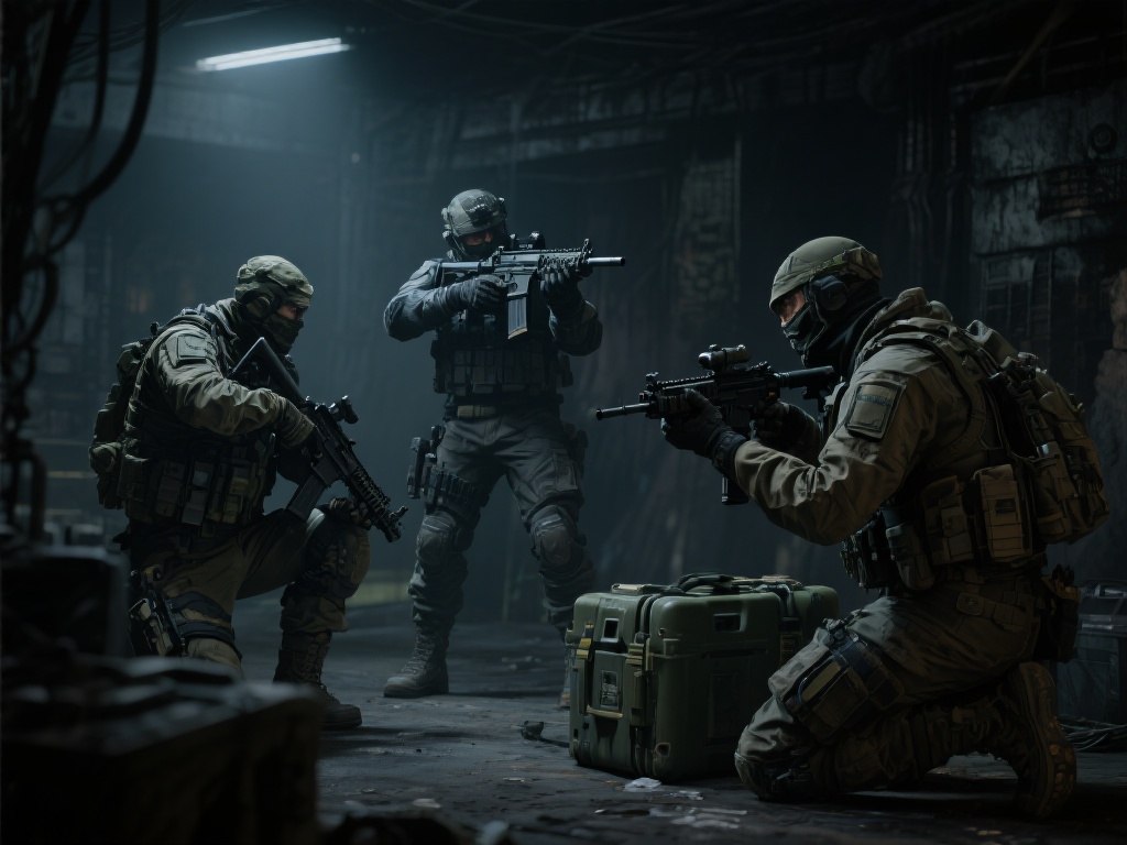 团队协作更加稳妥：和信赖的队员组队进入暗区，分工明