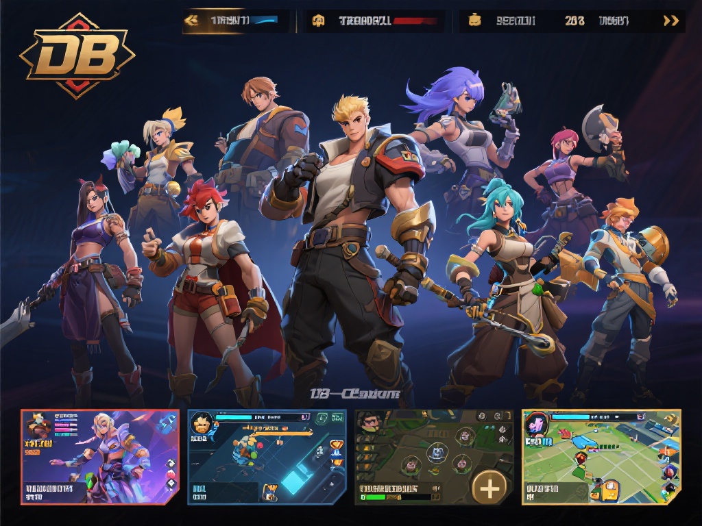 在DB电竞中，有众多角色可供选择。选择一个适合自己